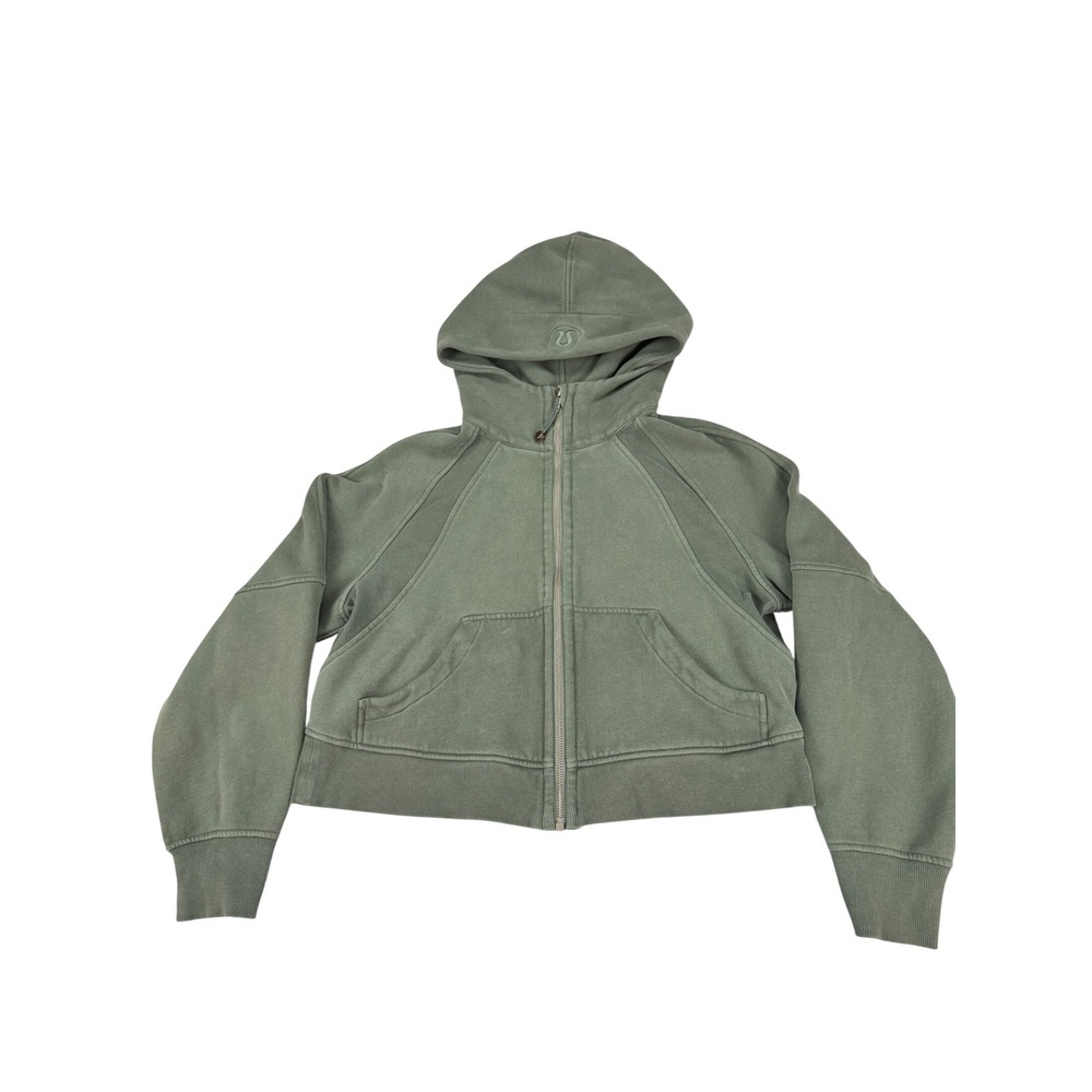 Lululemon Scuba Oversized Full Zip Hoodie Green XS/S LW3EOZS
